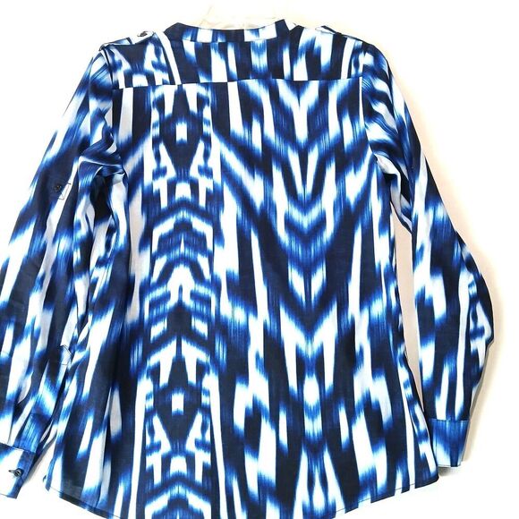 Calvin Klein Size Small Top & Pants Set , Womens Abstacts Blue Light Weight Suit - Picture 7 of 7